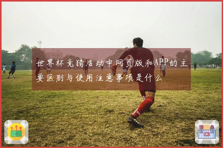 世界杯竞猜活动中网页版和APP的主要区别与使用注意事项是什么