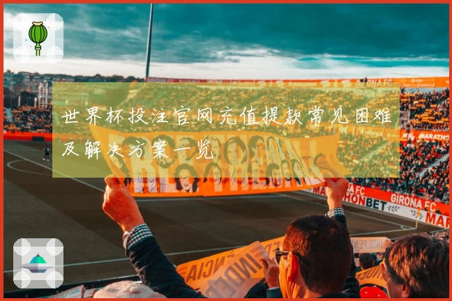 世界杯投注官网充值提款常见困难及解决方案一览