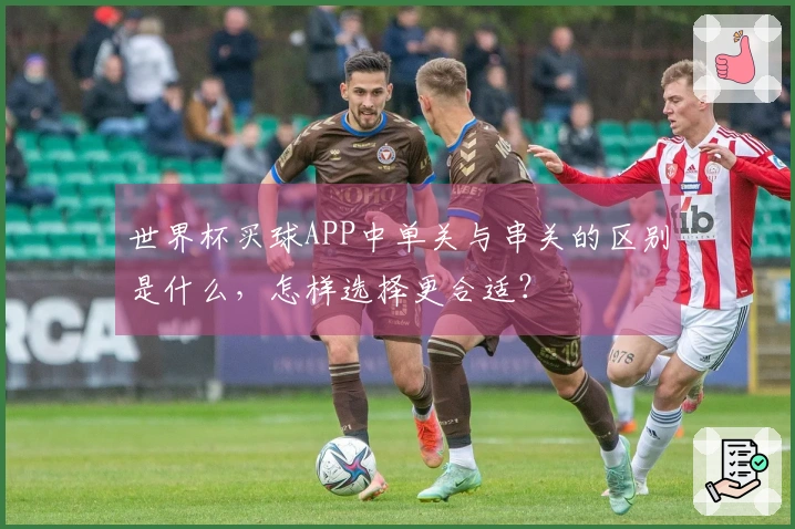 世界杯买球APP中单关与串关的区别是什么，怎样选择更合适？