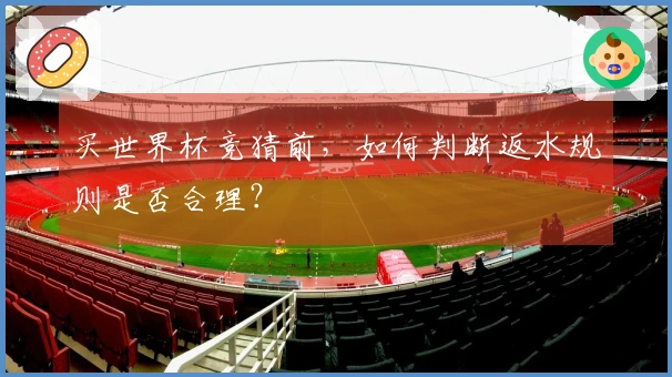 买世界杯竞猜前，如何判断返水规则是否合理？